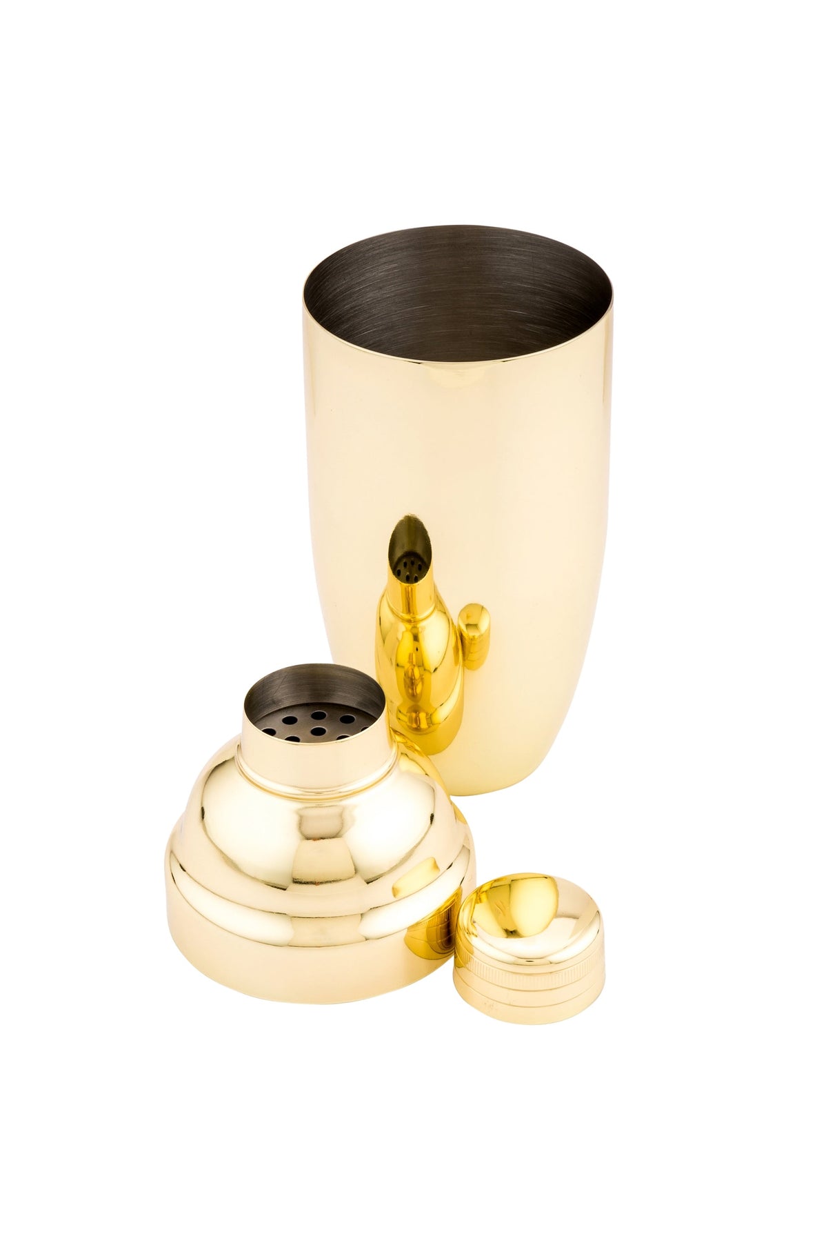 Shaker, Cobbler, Gold-Plated, Stainless Steel,1 - 1 EACH