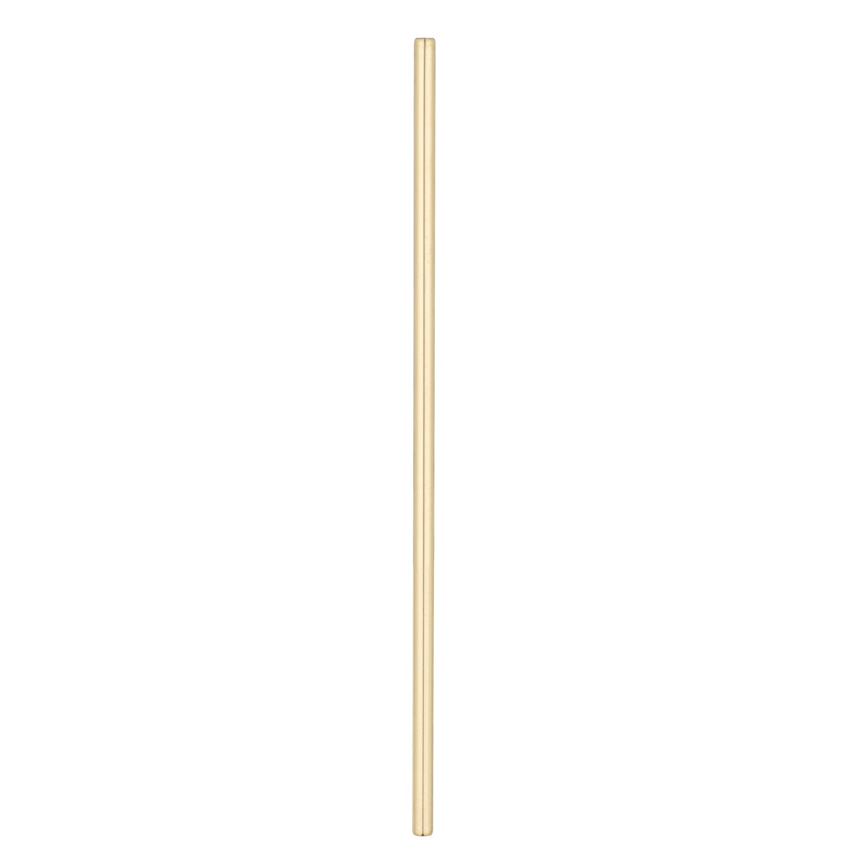 Straws, 7.5 Inch, Gold Plated Stainless Steel, 7.5 Linear Inch,1 - 2 COUNT