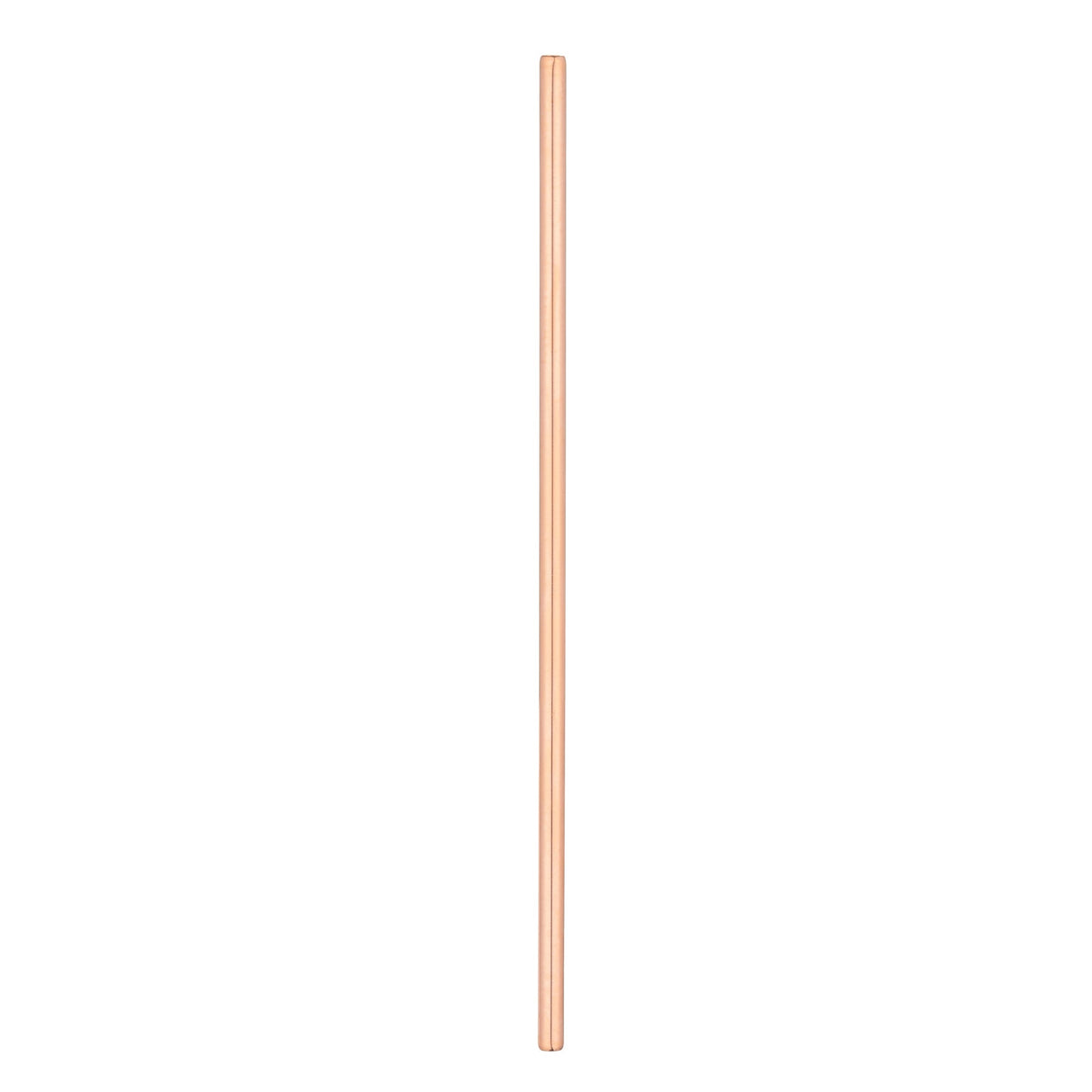 Straws, 7.5 Inch, Copper Plated Stainless Steel, 7.5 Linear Inch,1 - 2 COUNT
