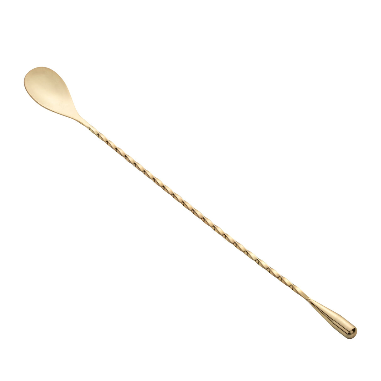 Spoon, Bar, 12 Inch, Gold Plated Stainless Steel, Belicoso, 12 Linear Inch,1 - 1 EACH