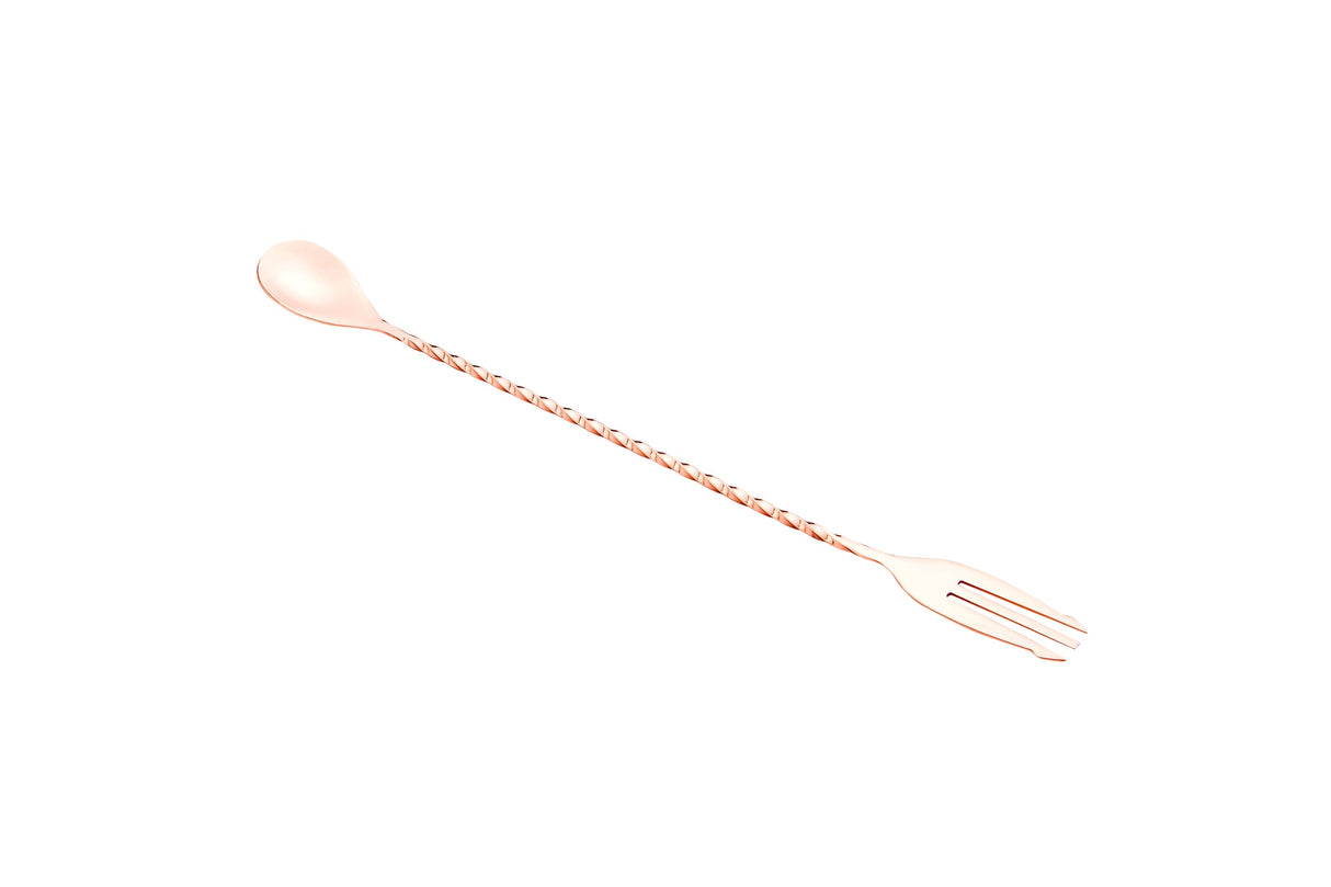 Spoon, Bar, 12 Inch, Copper Plated Stainless Steel, Trident, 12 Linear Inch,1 - 1 EACH