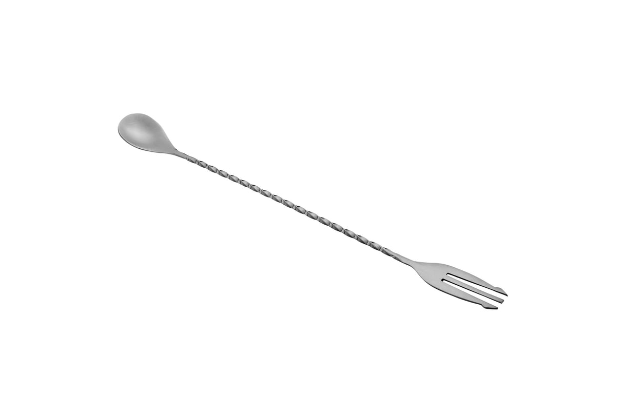 Spoon, Bar, 12 Inch, Black Plated Stainless Steel, Trident, 12 Linear Inch,1 - 1 EACH