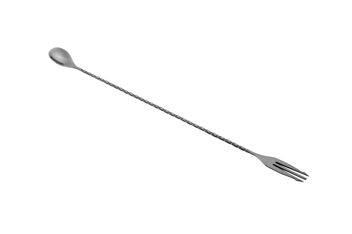Spoon, Bar, 16 Inch, Black Plated, 16 Linear Inch,1 - 1 EACH