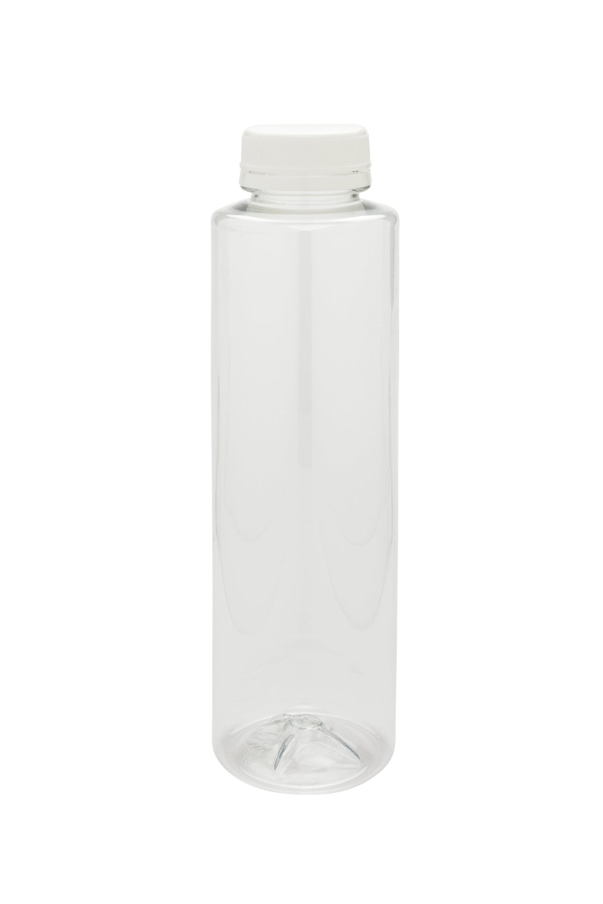 Bottles, Recyclable, 16 Ounce, Cylinder, Clear, Plastic, with Safety Caps, 16 Ounce,1 - 100 COUNT