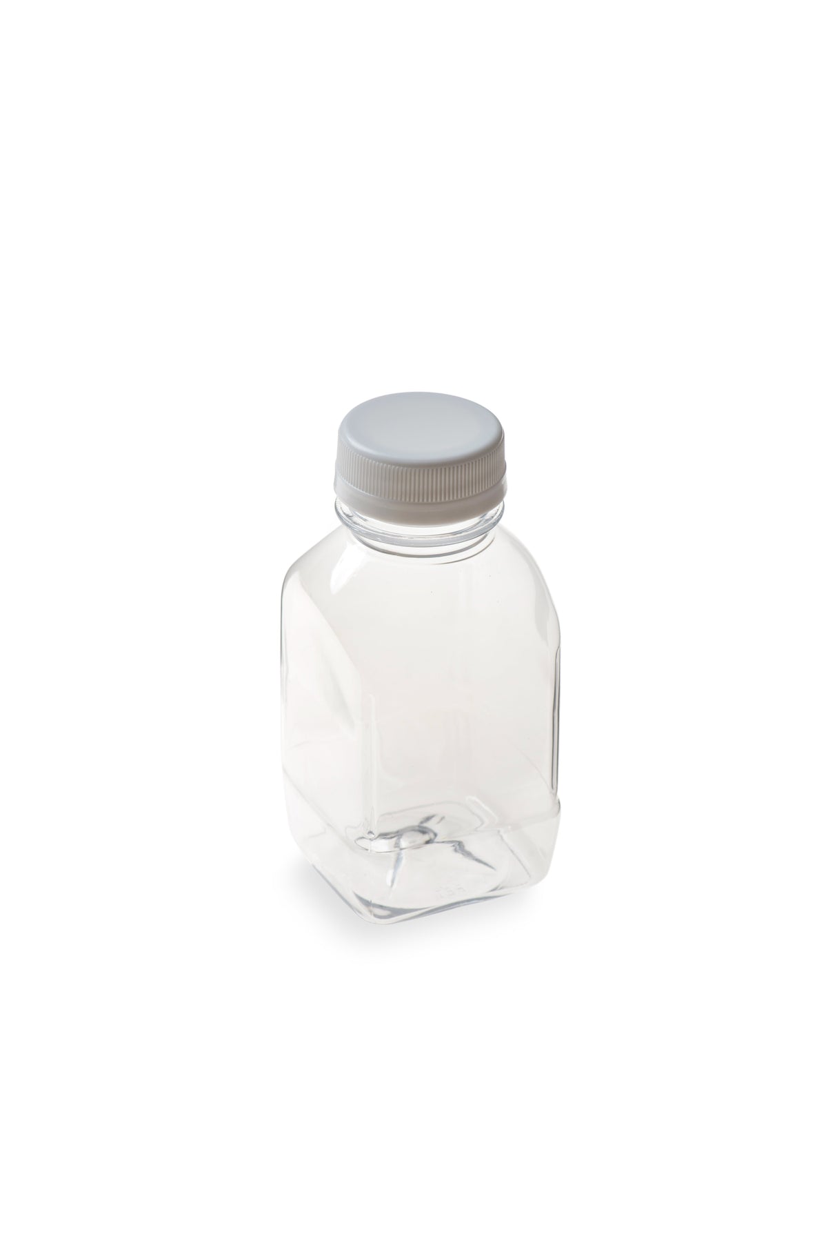 Bottles, Cold Juice, 8 Ounce, Square, Clear, Plastic, 8 Ounce,1 - 100 COUNT