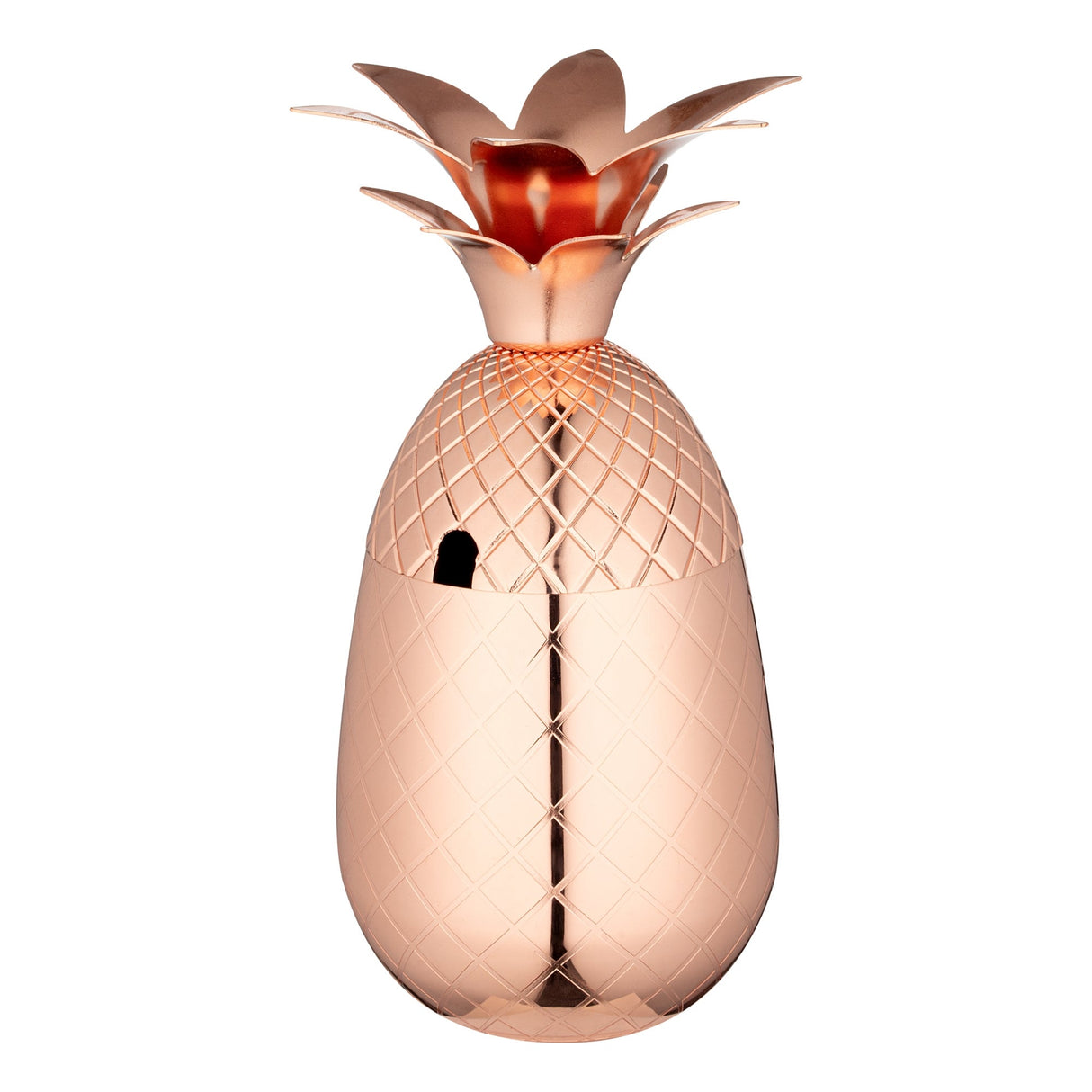 Tumbler, Pineapple, Stainless Steel, 16 Ounce, Copper-Plated, 16 Ounce,1 - 1 COUNT