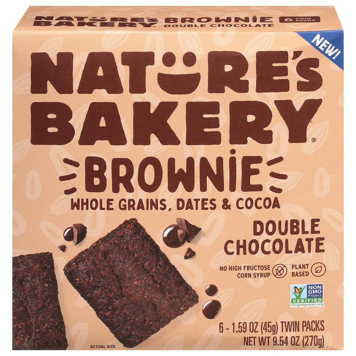 Brownies, Double Chocolate, Single-Serve, 1.59 Ounce,6 - 6 COUNT