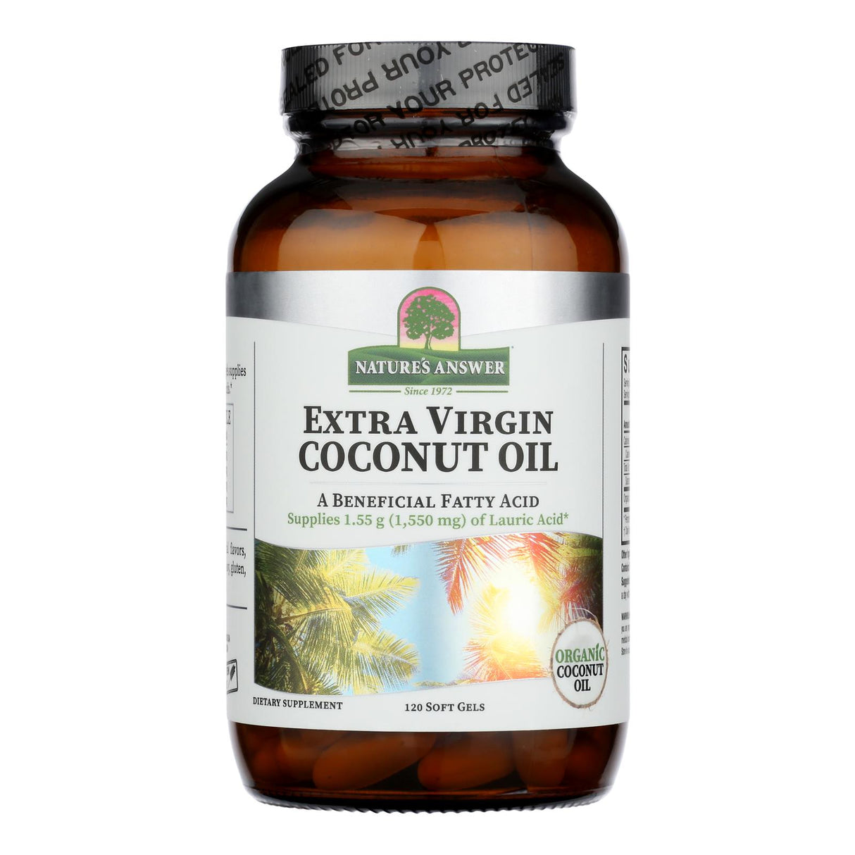 Supplements, Oil, Extra Virgin Coconut, Softgels,120 - 1 EACH