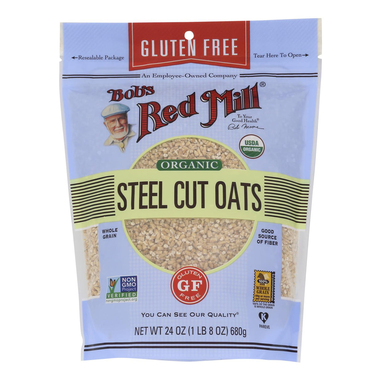 Oats, Steel Cut,4 - 24 OUNCE