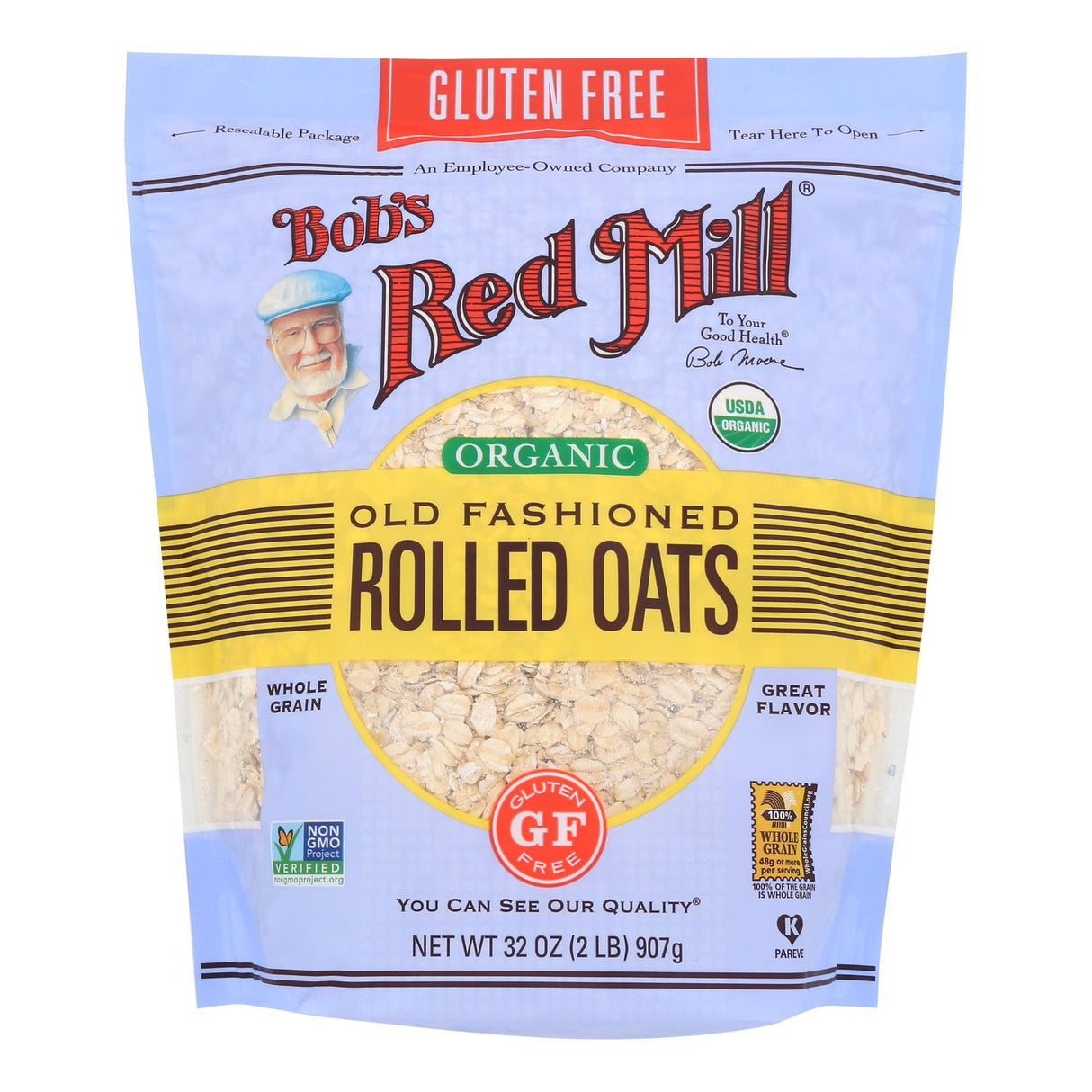 Oats, Old-Fashioned Rolled,4 - 32 OUNCE