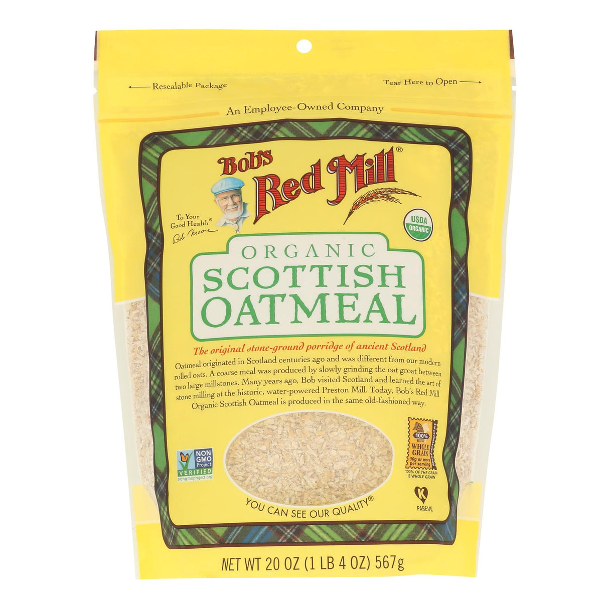 Oatmeal, Scottish,4 - 20 OUNCE
