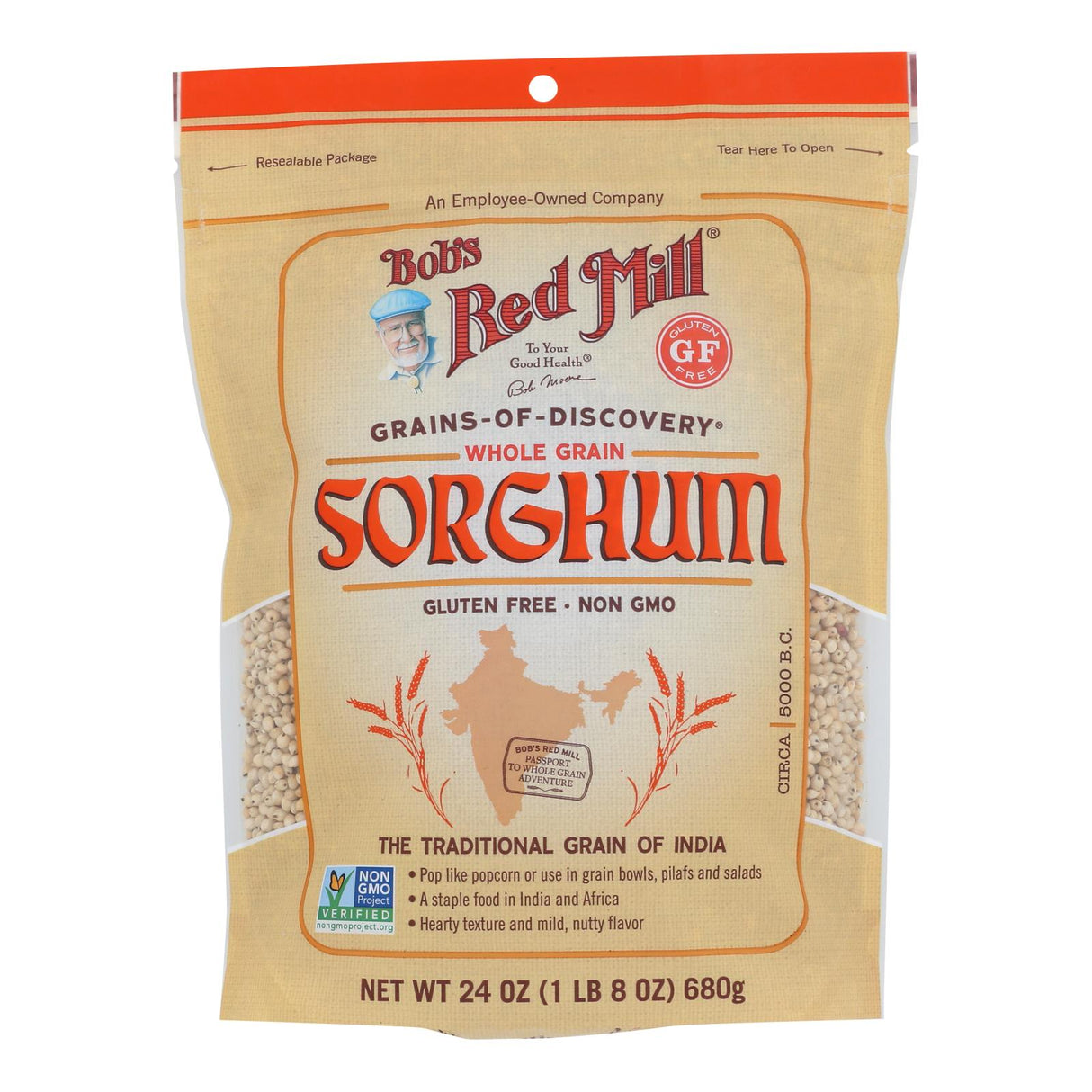 Sorghum, Resealable Package,4 - 24 OUNCE