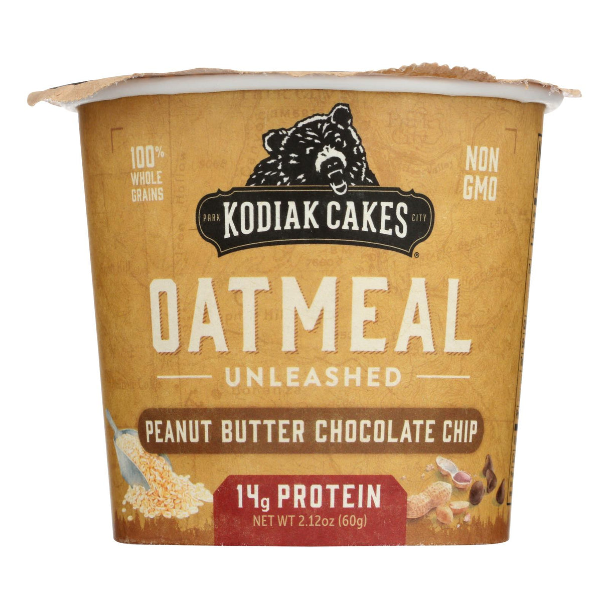 Oatmeal, Protein, Peanut Butter & Chocolate Chip, Single-Serve Cup,12 - 2.12 OUNCE