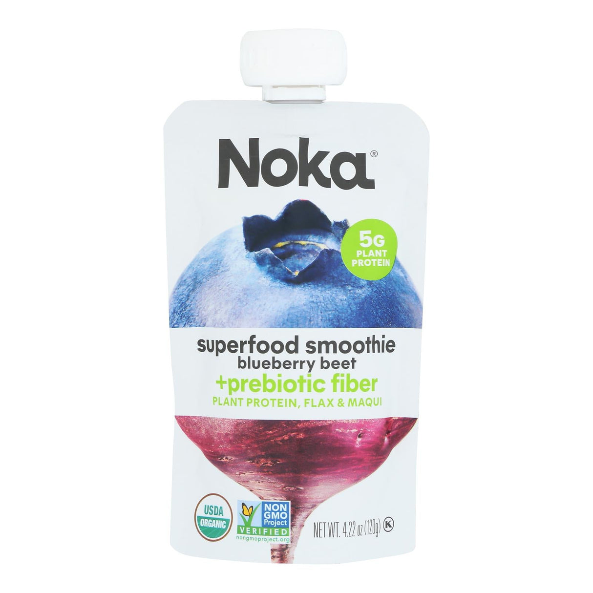 Smoothie, Superfood Blend, Blueberry & Beet, Squeeze Pouch,6 - 4.22 OUNCE