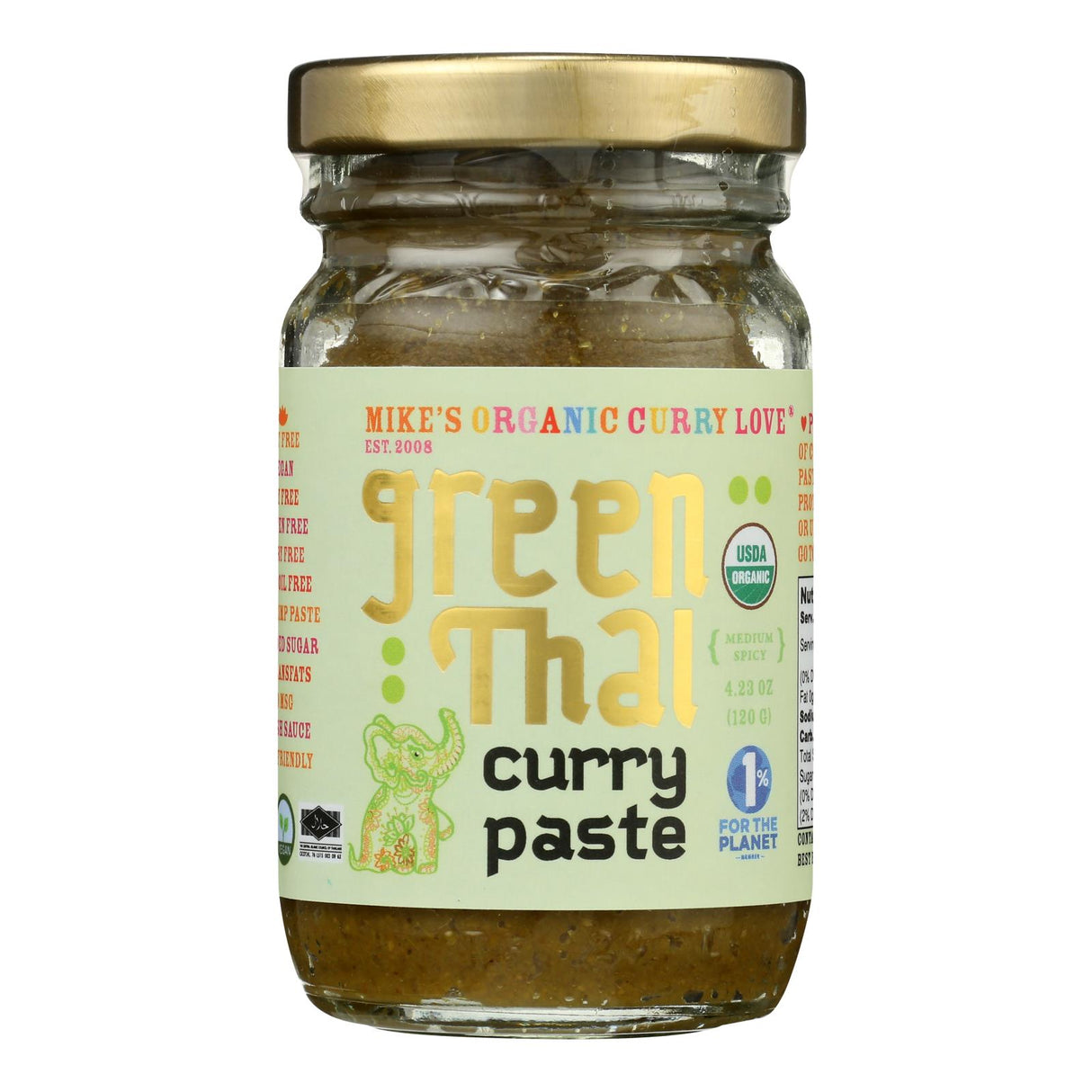 Paste, Curry, Thai Green,6 - 4.23 OUNCE