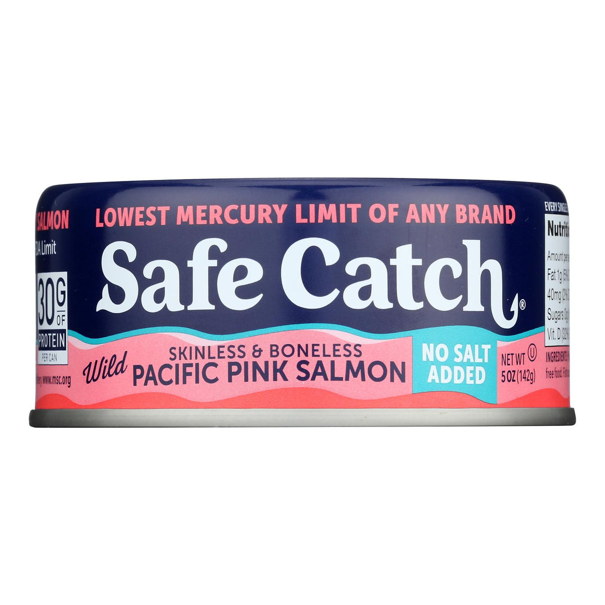 Salmon, Wild-Caught, No Salt Added,6 - 5 OUNCE