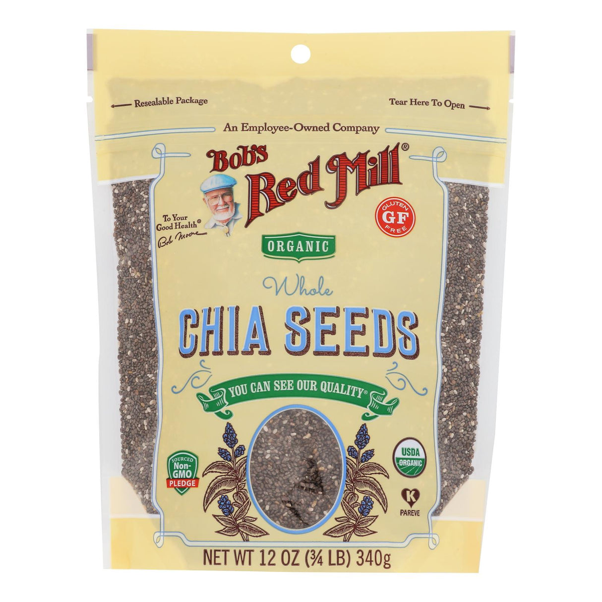 Seeds, Chia,5 - 12 OUNCE