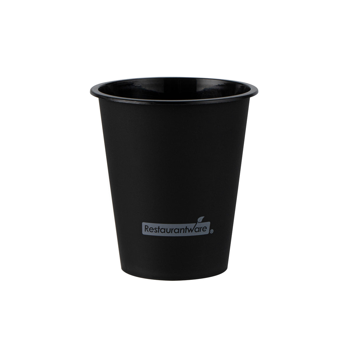 Cups, Hot & Cold, Bev Tek 12 Ounce, Plastic, Black, Matte Finish, 3.50 x 4 Inch,4 - 25 COUNT