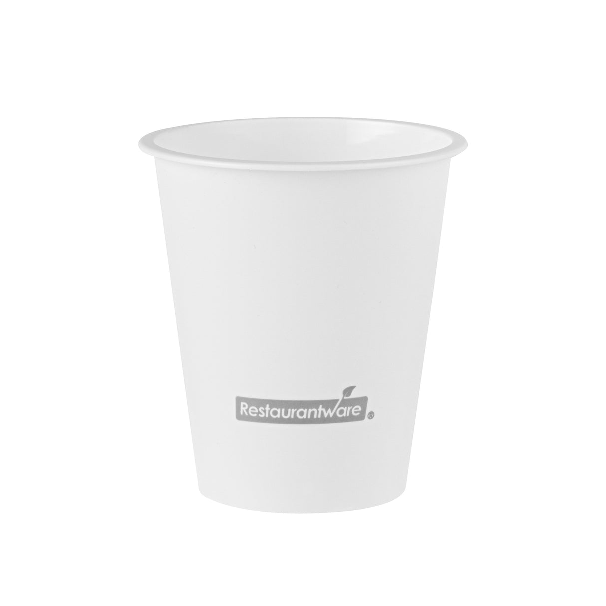 Cups, Hot & Cold, Bev Tek 12 Ounce, Plastic, White, Matte Finish, 3.50 x 4 Inch,4 - 25 COUNT
