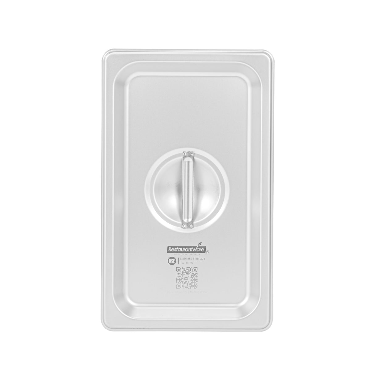 Lids, Steam Table, Kitchen Tek, Quarter-Size, Stainless Steel,12 - 1 EACH