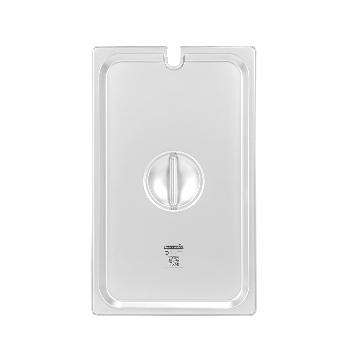 Lid, Steam Table, Kitchen Tek, Full-Size, Stainless Steel, Slotted,12 - 1 EACH