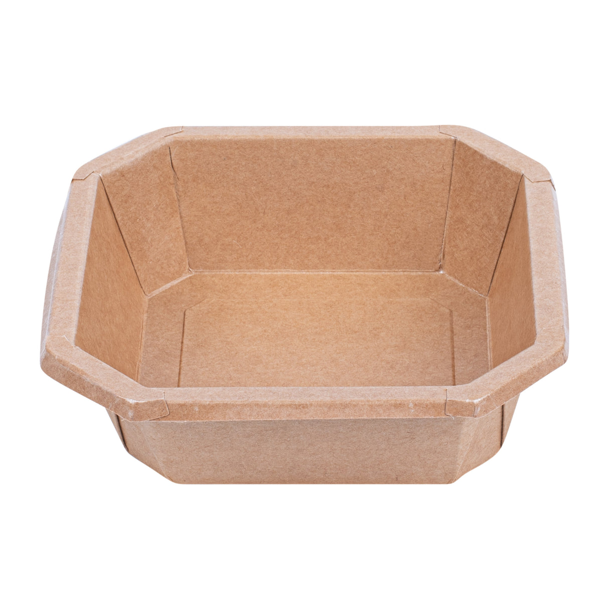 Containers, Take-Out, Sustain 22 Ounce, PLA Lined Paper, Kraft, 6 x 6 x 2 Inch, Octagonal,4 - 25 COUNT