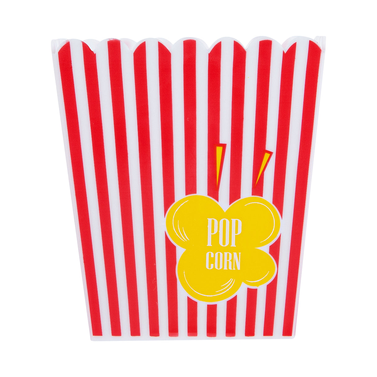 Containers, Popcorn, Maxi Serve 16 Ounce, Plastic, Red,10 - 1 EACH