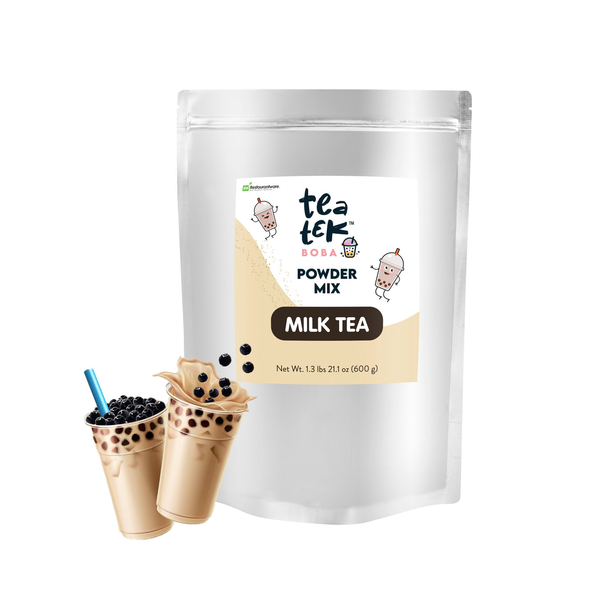 Drink Mix, Milk Tea, Tea Tek, Powder,10 - 21.1 OUNCE