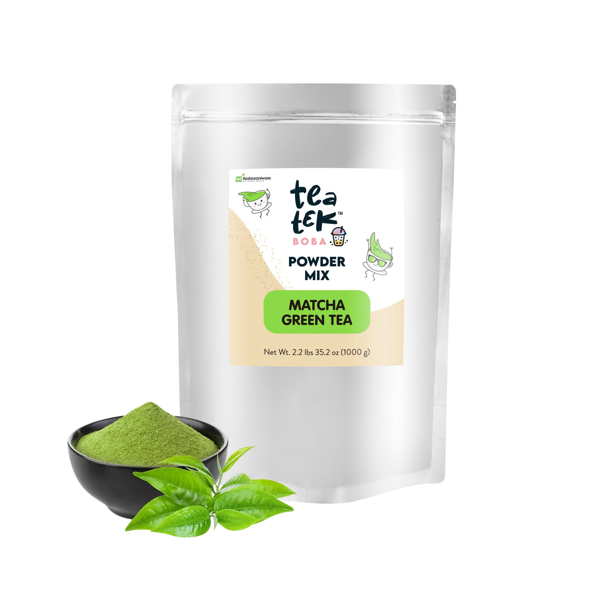 Drink Mix, Matcha Green Tea, Tea Tek, Powder,10 - 35.2 OUNCE