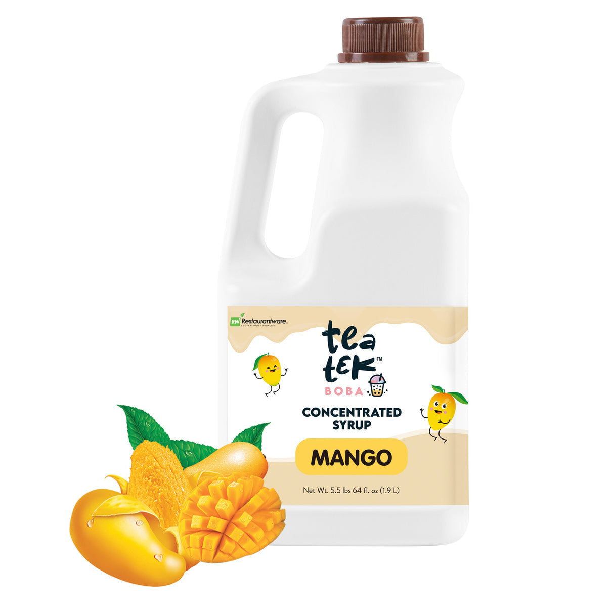 Beverage Syrup, Tea Tek, Mango,6 - 64 FLUID