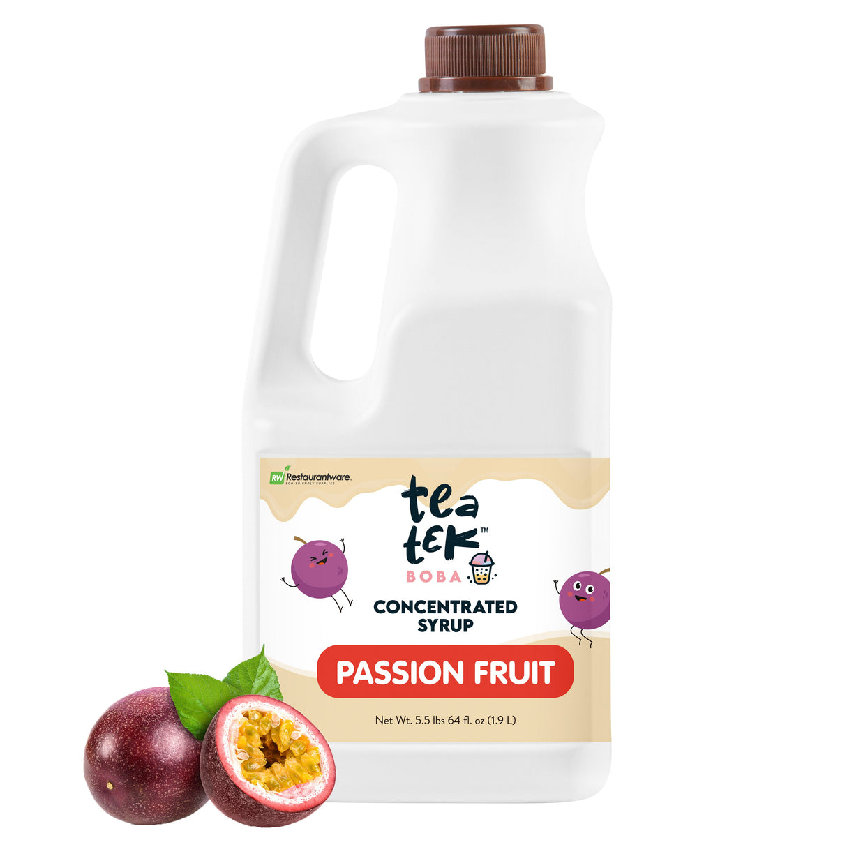 Beverage Syrup, Tea Tek, Passion Fruit,6 - 64 FLUID