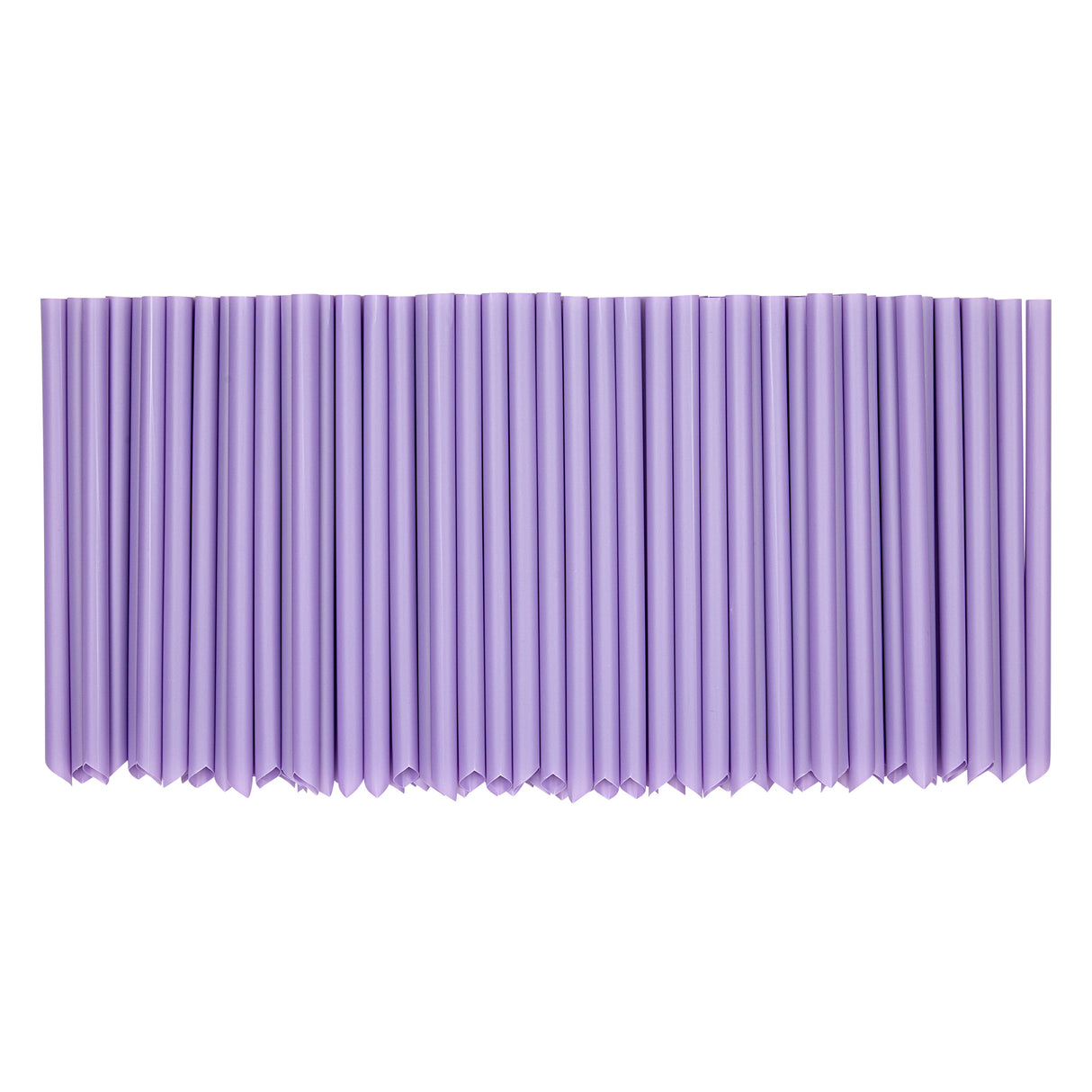 Straws, Basic Nature, Plastic, Purple, Pointed, 9 Inch, Extra Wide, Unwrapped, PLA,10 - 100 COUNT