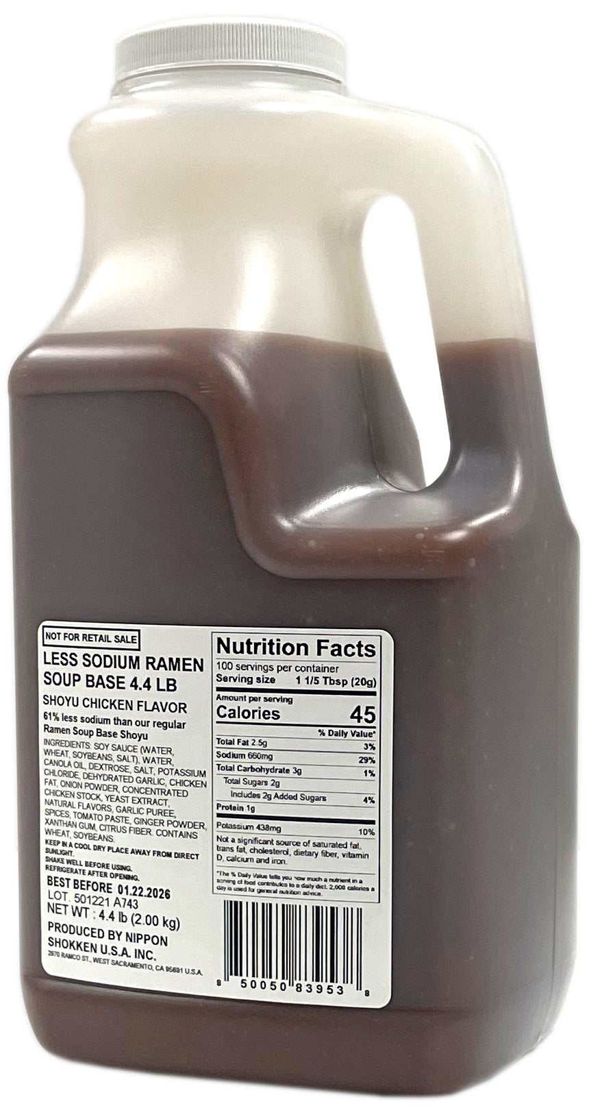 Base, Ramen Soup, Reduced Sodium,6 - 4.4 POUND