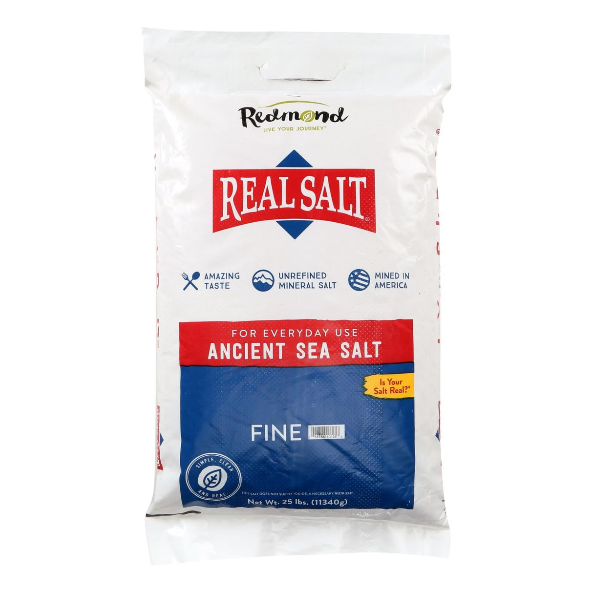 Salt, Fine, Bulk,1 - 25 POUND