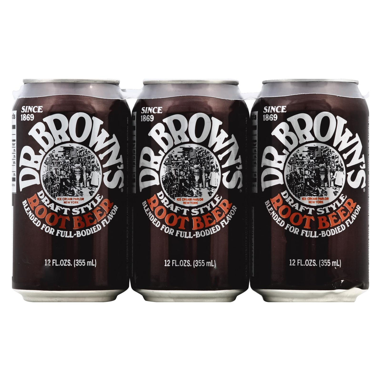 Soft Drinks, Root Beer, Draft-Style, 12 Fluid Ounce,4 - 6 COUNT