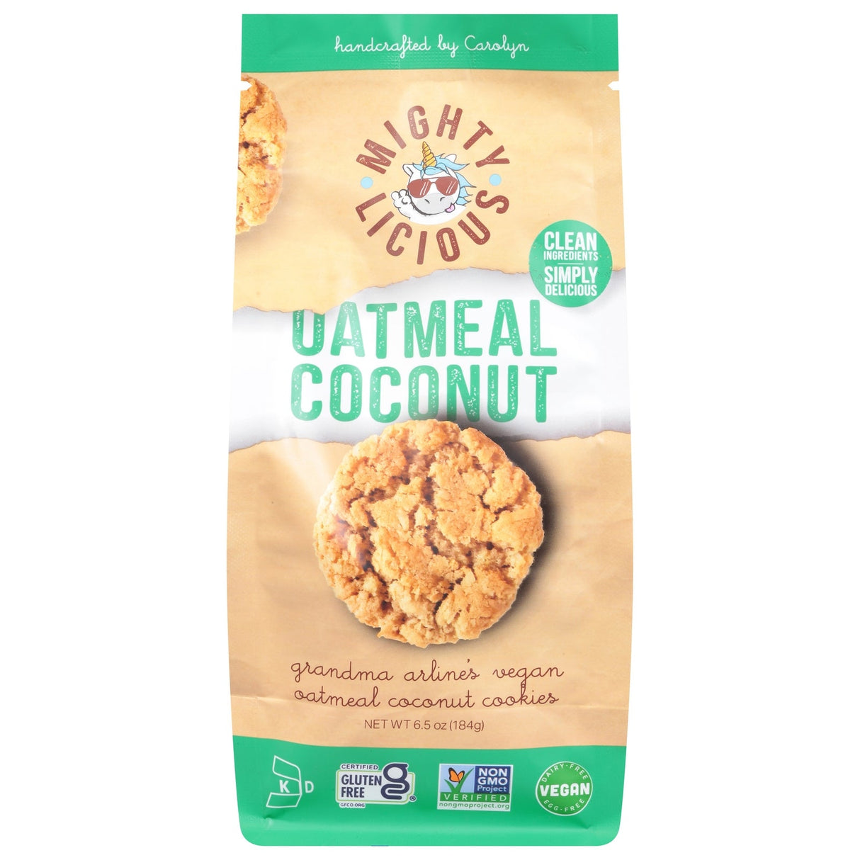 Cookies, Oatmeal Coconut, Shelf-Stable,6 - 6.5 OUNCE