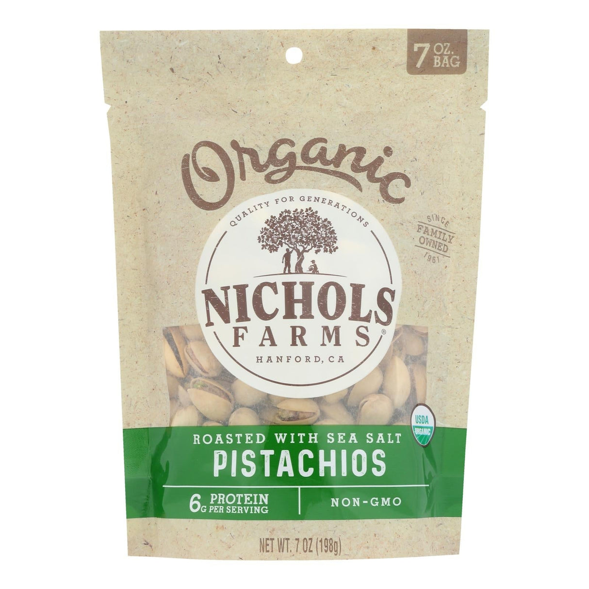Pistachios, Roasted & Salted, In-Shell,12 - 7 OUNCE
