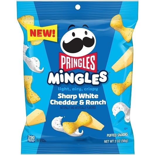 Crisps, Potato, Sharp White Cheddar & Ranch,6 - 2 OUNCE