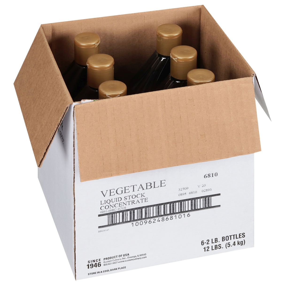Stock, Vegetable, Concentrate, Shelf-Stable,6 - 2 POUND