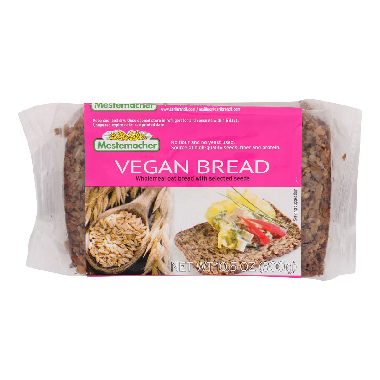 Bread, Oat, contains Seeds,9 - 10.5 OUNCE