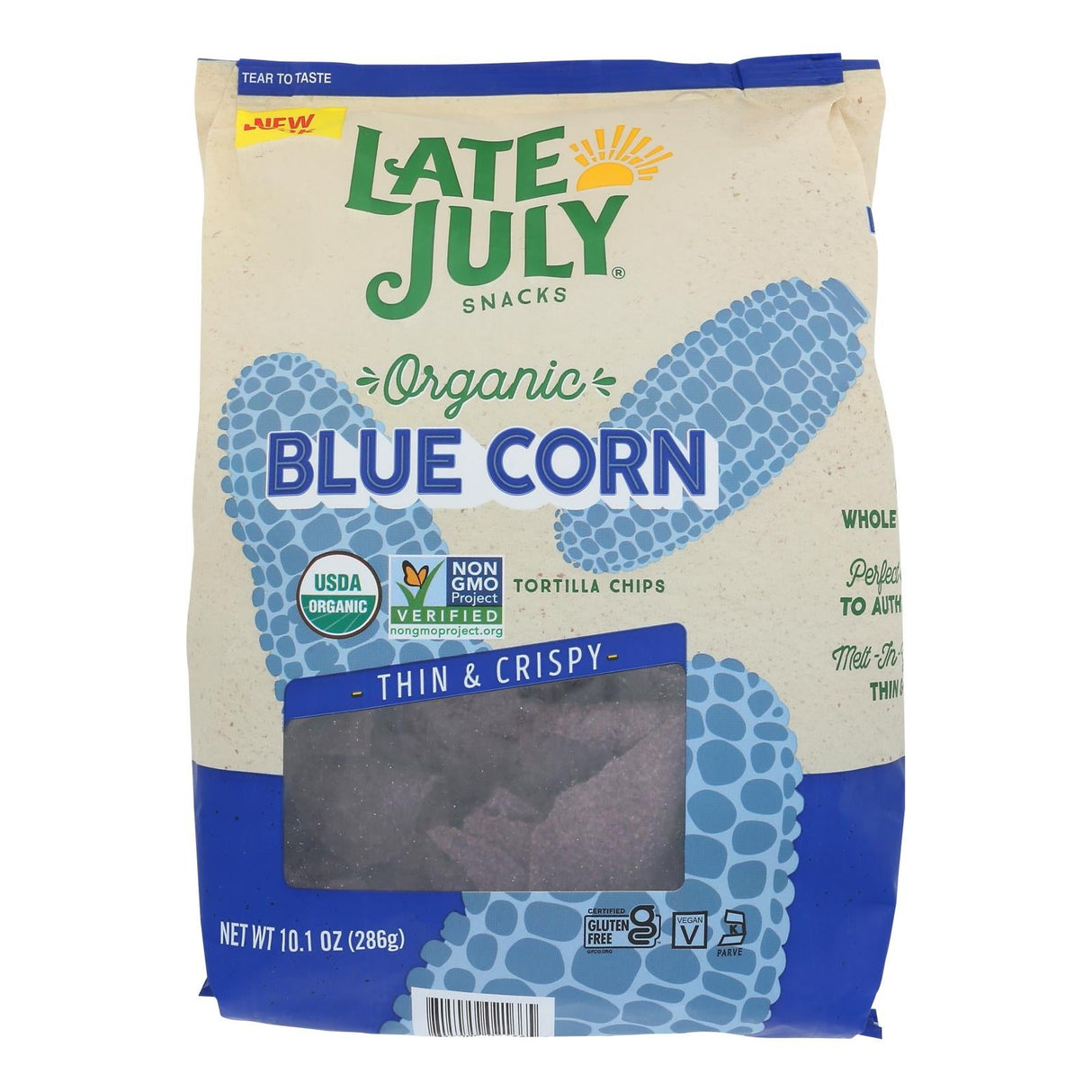 Chips, Blue Tortilla, Sea Salt,9 - 10.1 OUNCE