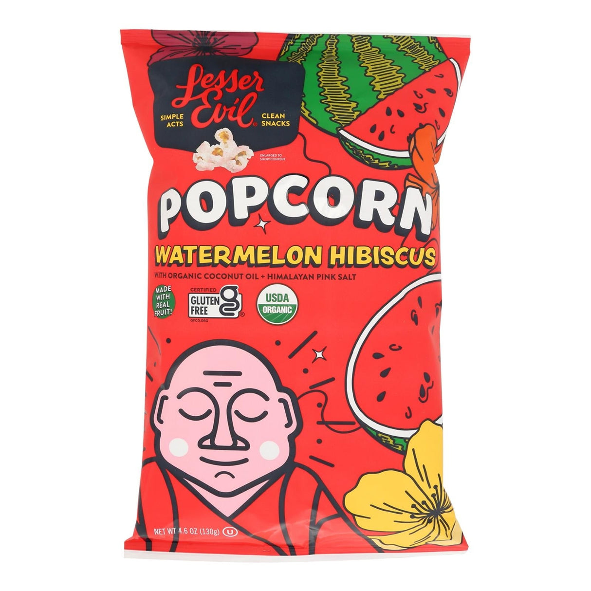 Popcorn, Ready-to-Eat, Watermelon Hibiscus,12 - 4.6 OUNCE