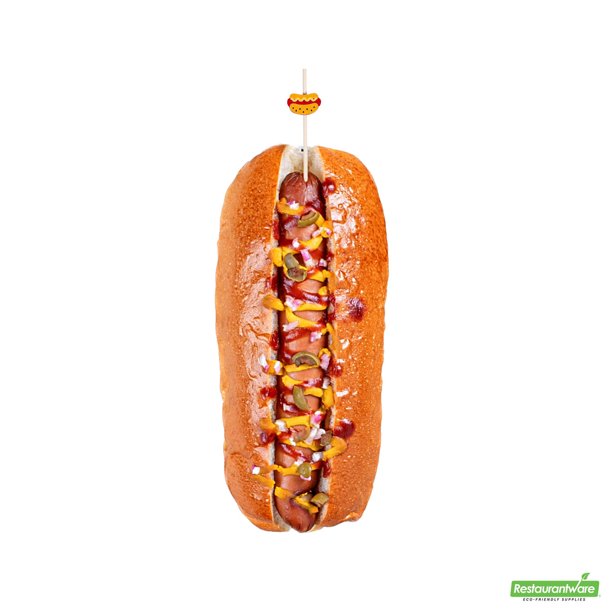 Skewers, Hot Dog, 6 Inch, Bamboo, Natural,10 - 100 COUNT