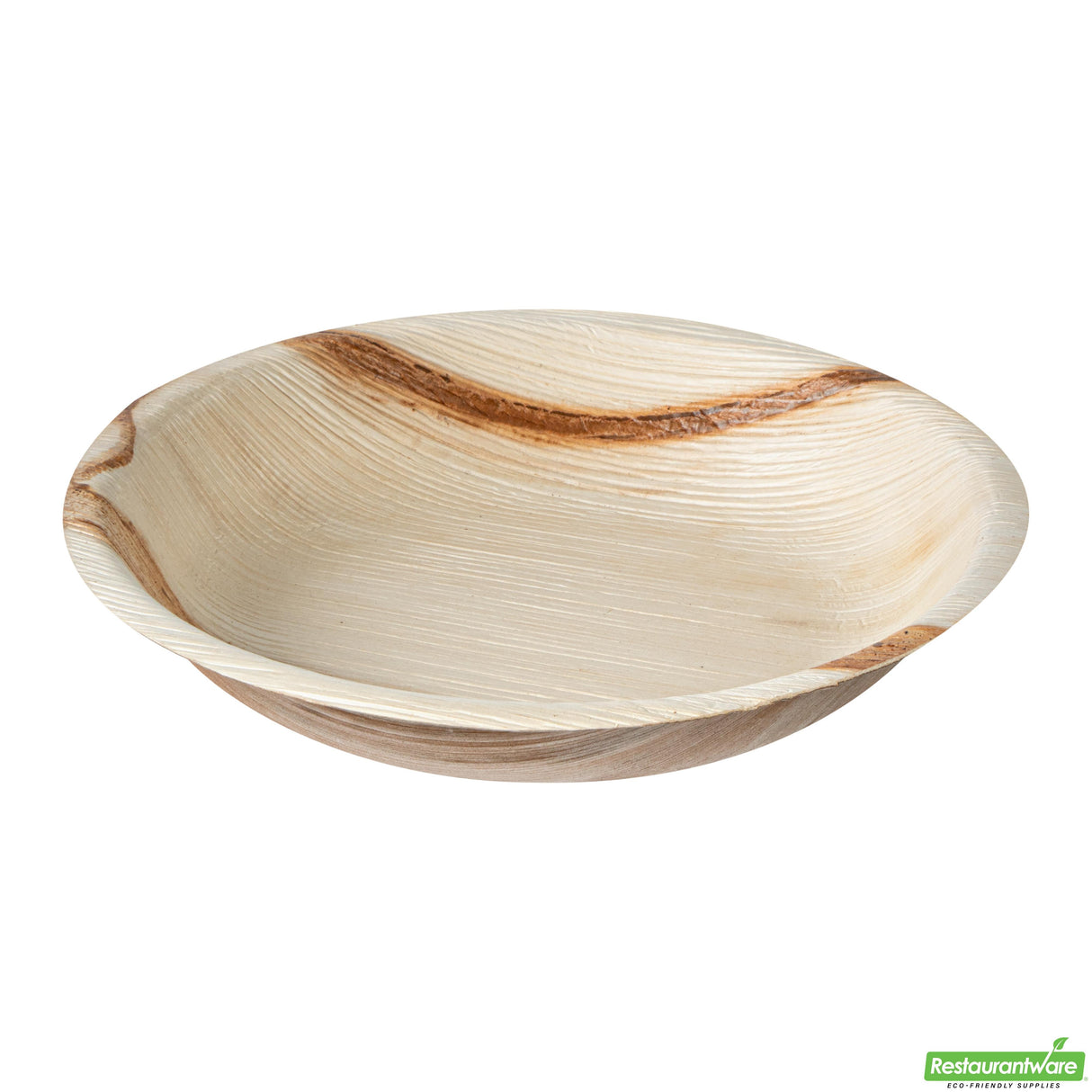 Plates, Deep, Indo 7 x 7 x 1.25 Inch, Palm Leaf, Natural, Round,4 - 25 COUNT