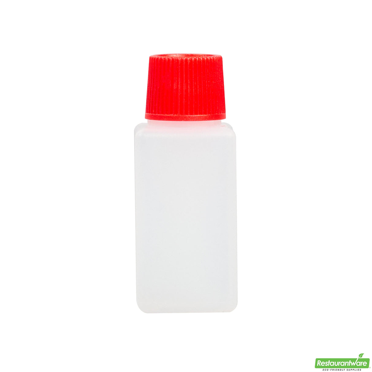 Bottle, Soy Sauce, Bento Tek 6 Milliliter, Plastic, Translucent, 0.50 x 0.50 x 1.75 Inch, Red Cap,100 - 1 EACH