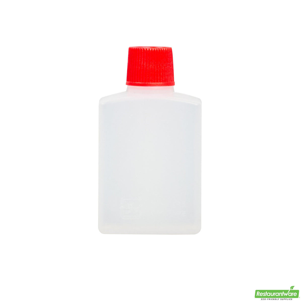 Bottle, Soy Sauce, Bento Tek 15 Milliliter, Plastic, Translucent, 1 x 0.75 x 2 Inch, Red Cap,10 - 100 COUNT