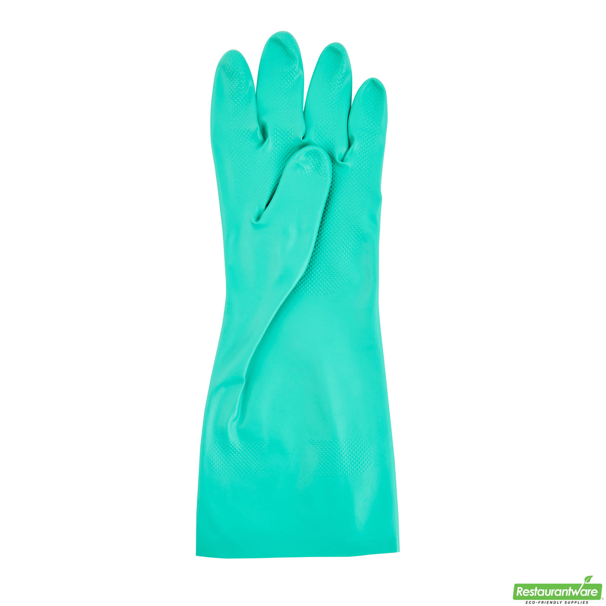 Gloves, Nitrile, Clean Tek Medium, Flock Lined, Chemical-Resistant, Green, 15 Mil, 13 x 4.25 Inch,10 - 2 PIECE