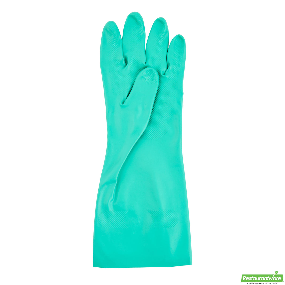 Gloves, Nitrile, Clean Tek Large, Flock Lined, Chemical-Resistant, Green, 15 Mil, 13 x 4.50 Inch,10 - 2 PIECE