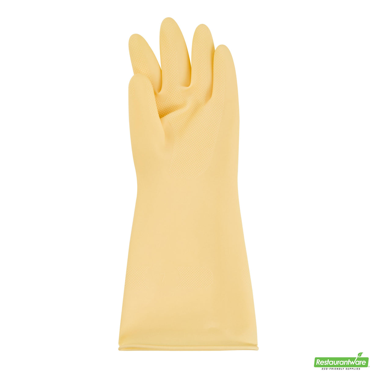 Gloves, Latex, Clean Tek Large, Yellow, 22 Mil, 13 x 4.50 Inch,10 - 2 PIECE