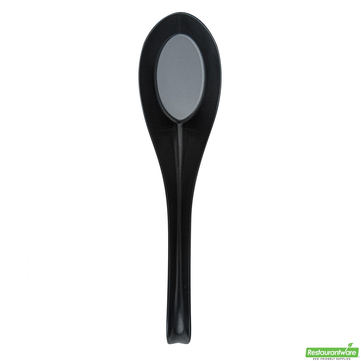 Spoons, Asian Soup, RW Base, Plastic, Black, 6.50 x 1.75 x 3.25 Inch,10 - 100 COUNT